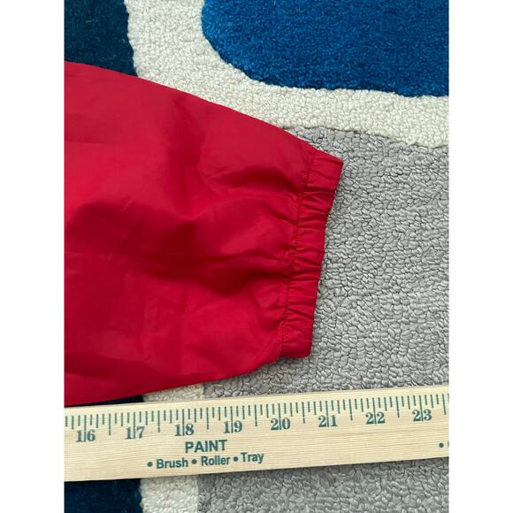 Vintage Swingster St Liborius HS Full Snap Nylon Windbreaker Jacket Large - Picture 8 of 8